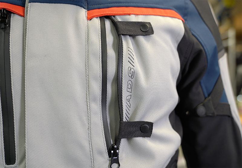 Bering Freeway jacket detail